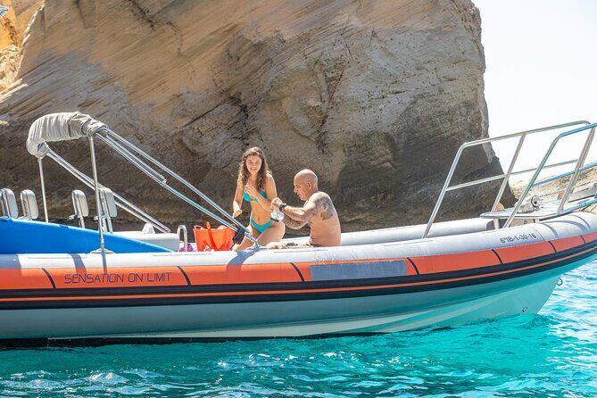 Speedboat tour to Es Vedra & Atlantis Ibiza - Cala Bassa, Illa Conillera, and Cala Tarida: the west-coast highlights