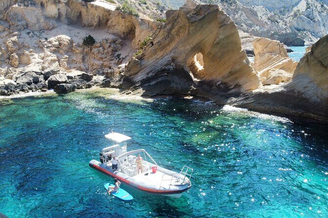 Speedboat tour to Es Vedra & Atlantis Ibiza - Sa Pedrera (the Atlantis quarry) and Cala d’Hort views