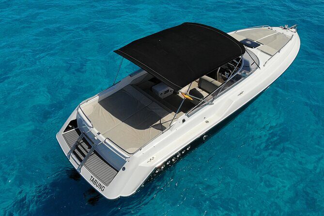 Sunseeker Mohawk 29 Ibiza and Formentera Boat Experience - Stop 3: Playa des Codolar, then Cap d’es Falco sunset