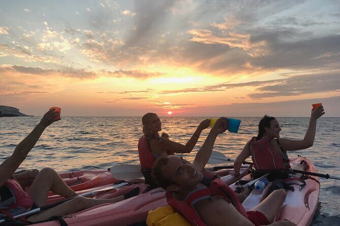 Sunset Kayaking Ibiza, Spain - Guides Who Adapt: Victor, Kyle, Christian, and Others