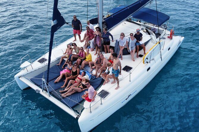Unforgettable experience in Catamaran Ibiza and Formentera! - Stop 2: Port d’es Torrent for White Sand and First-Bath Peace
